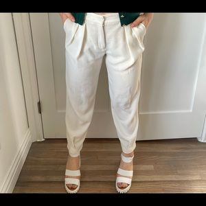 Zara white pantsuit from Spain